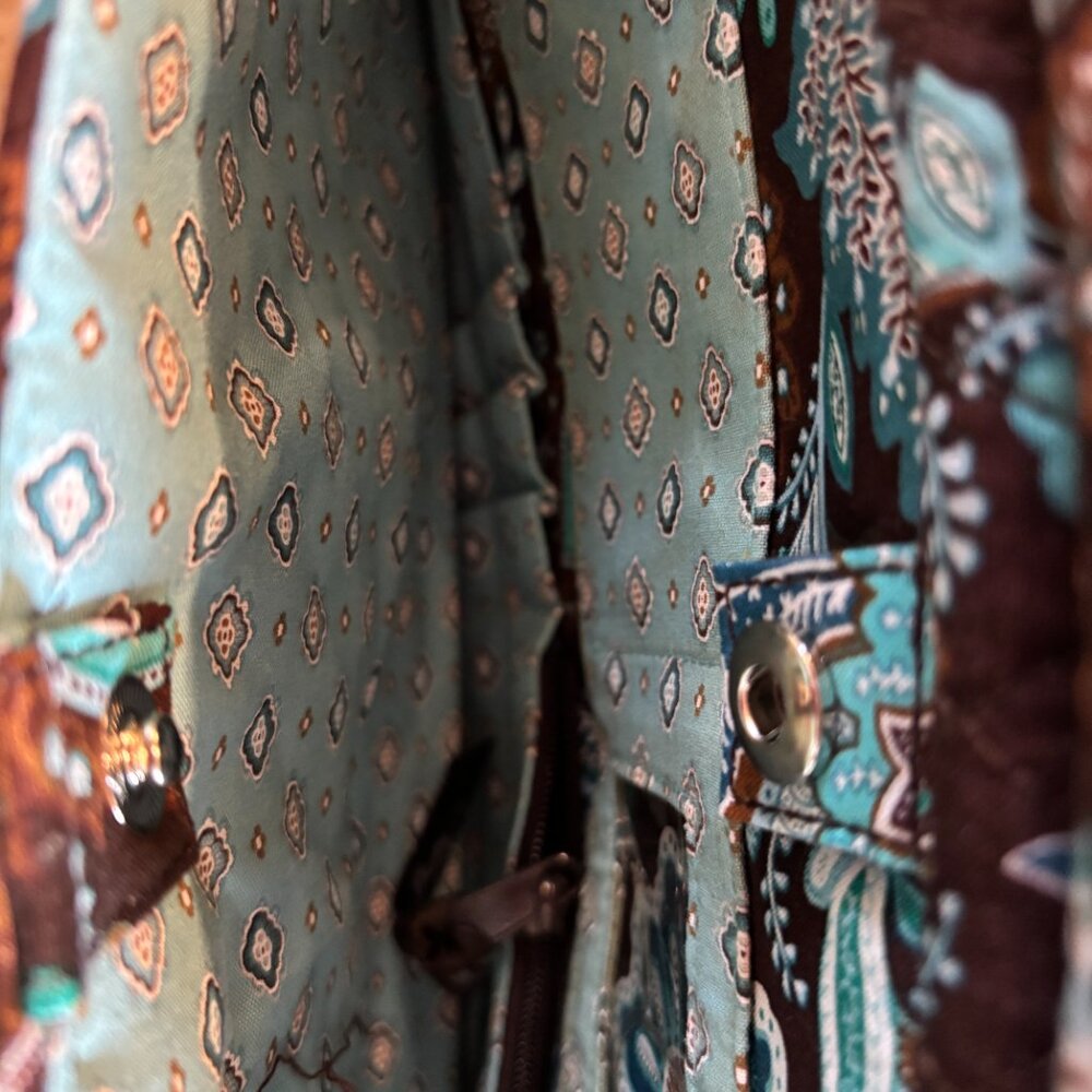 Retired Vera Bradley Laptop Bag Paisley - Picture 14 of 14